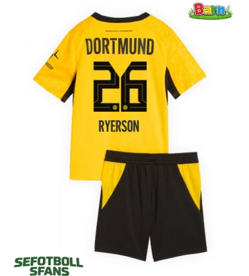 Borussia Dortmund Julian Ryerson #26 Hemmaställ Barn 2026-27 Kortärmad (+ Korta byxor)